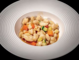 155 Pollo con mandorle