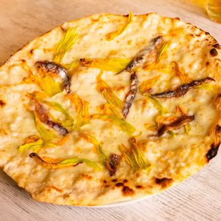 Fiori e alici bianca