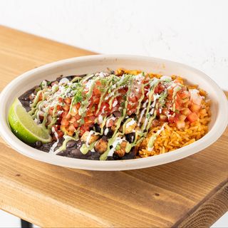 PLATO CON POLLO AL CARBON