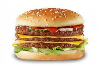 Triple cheese burger