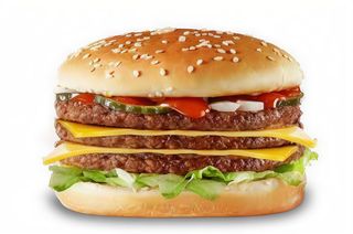 Triple cheese burger