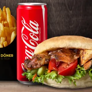 Panino kebab menu