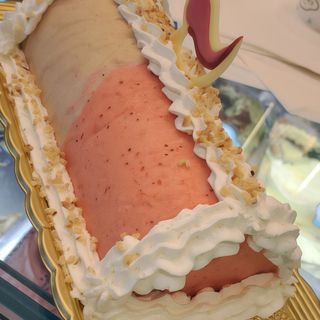 Tronchetto Gelato Nocciola-Fragola