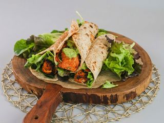 Menù chicken tikka wrap