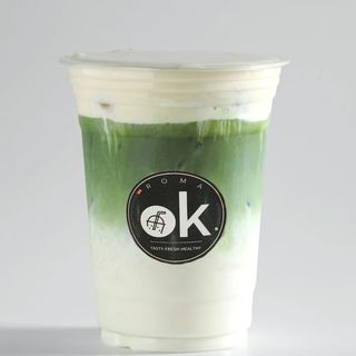 Salty Cream Matcha Latte