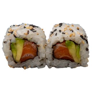 Uramaki di salmone e avocado