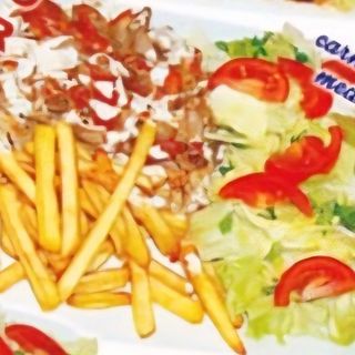 Döner kebap con patate