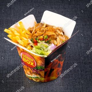 Kebap box menù