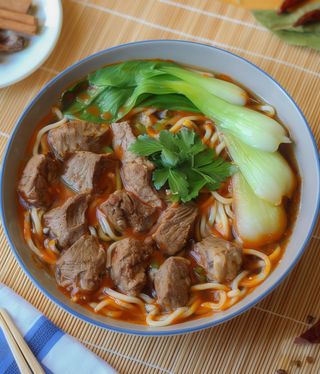 Zuppa di ramen al gusto di manzo