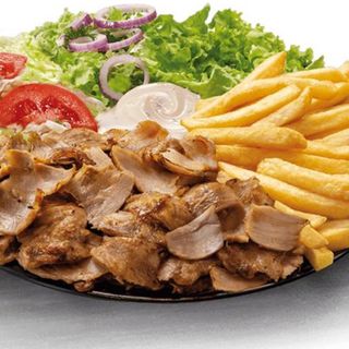 Menu piatto kebab