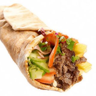 Arrotolato kebab mozzarella