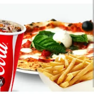 FRESELLA PIU PORZIONE DI PATATINE FRITTE E COCA COLA 33 