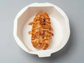 Crocche farcito  cheddar e bacon 