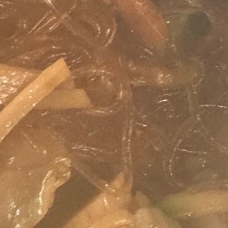 maiale funghi e bambù