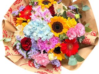 Fiori misti con  mimosa XL