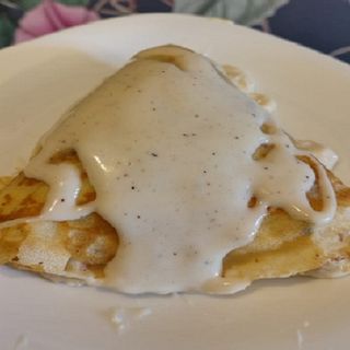 CREPES FIORE DI RICOTTA PROSCIUTTO FUNGHI CHAMPIGNON