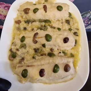 Filetto di merluzzo con olive