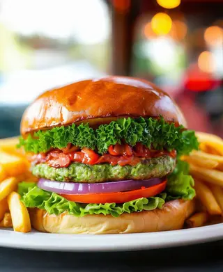 Vio's Veggie Burger