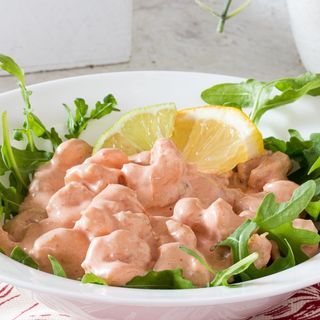 Gamberetti in salsa rosa