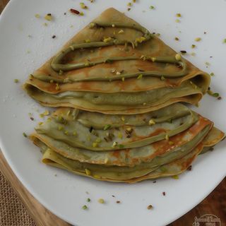 Crepes con pistacchio
