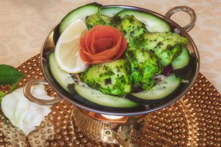 Chicken haryali tikka