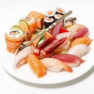 Big sushi sashimi
