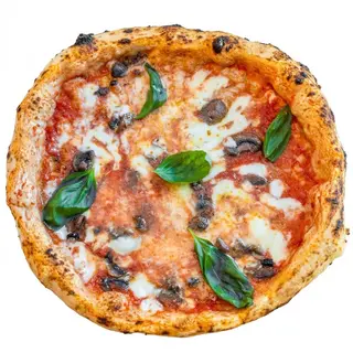 Margherita ai funghi vegana