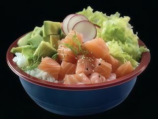 602 Poke salmone teriyaki 450 g