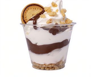 Gelato Nutella biscuit