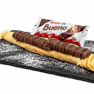 Crêpesroll Kinder Bueno :) 