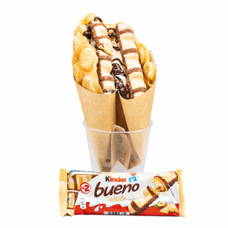 BubbleWaffle Kinder Bueno White