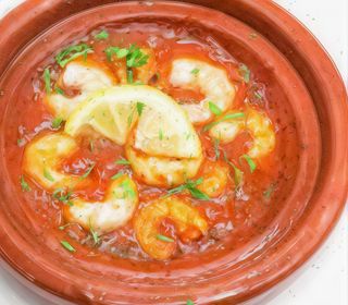 Tajin polipi gamberetti