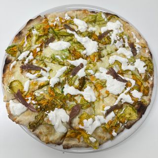 Fiori burrata e alici
