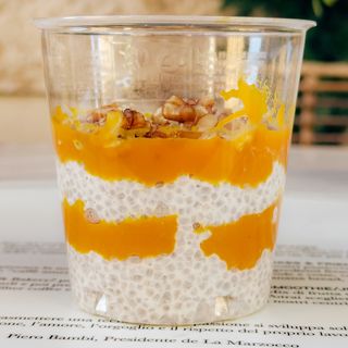 Chia pudding con crema di zucca