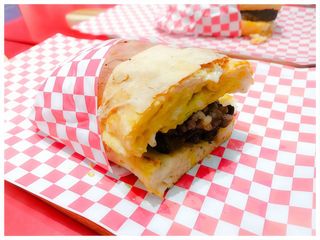 Panino con gli arrosticini