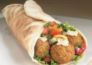 Piadina falafel
