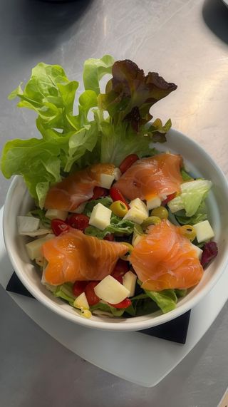 Insalata con salmone