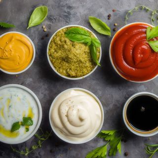 salsa Ketchup\maionese\senape\piccante\yoghurt