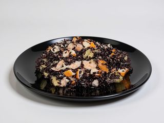 Riso Venere con gamberetti