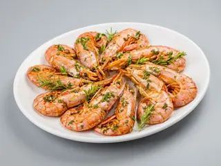 Gamberoni in padella