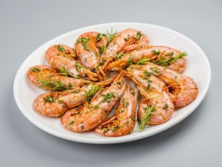 Gamberoni in padella