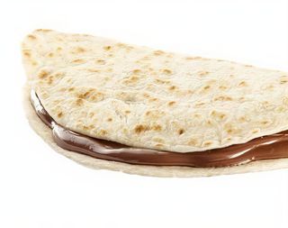 Piadina Nutella, maskaraponi e granella