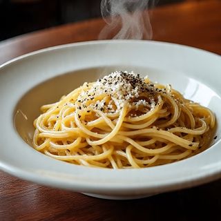 Spaghetti cacio e pepe