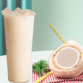 F5 Latte di cocco frutta tea large