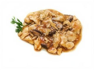 217. Pollo con bambu e funghi