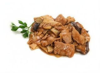 222. Manzo con bambu e funghi