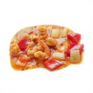 208. Gamberi in salsa piccante