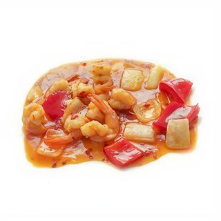 208. Gamberi in salsa piccante