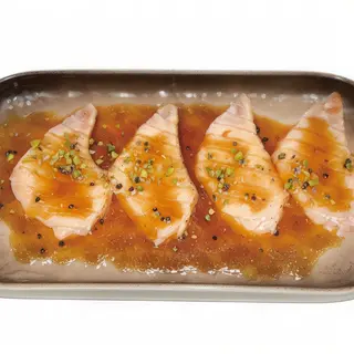 40. Carpaccio salmone scottato