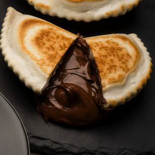 Bocconcino di piada e nutella